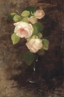 Louise Ellen Perman - A Vase of Roses