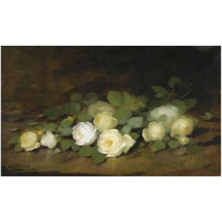 Louise Ellen Perman - Still Life Of Yellow Roses