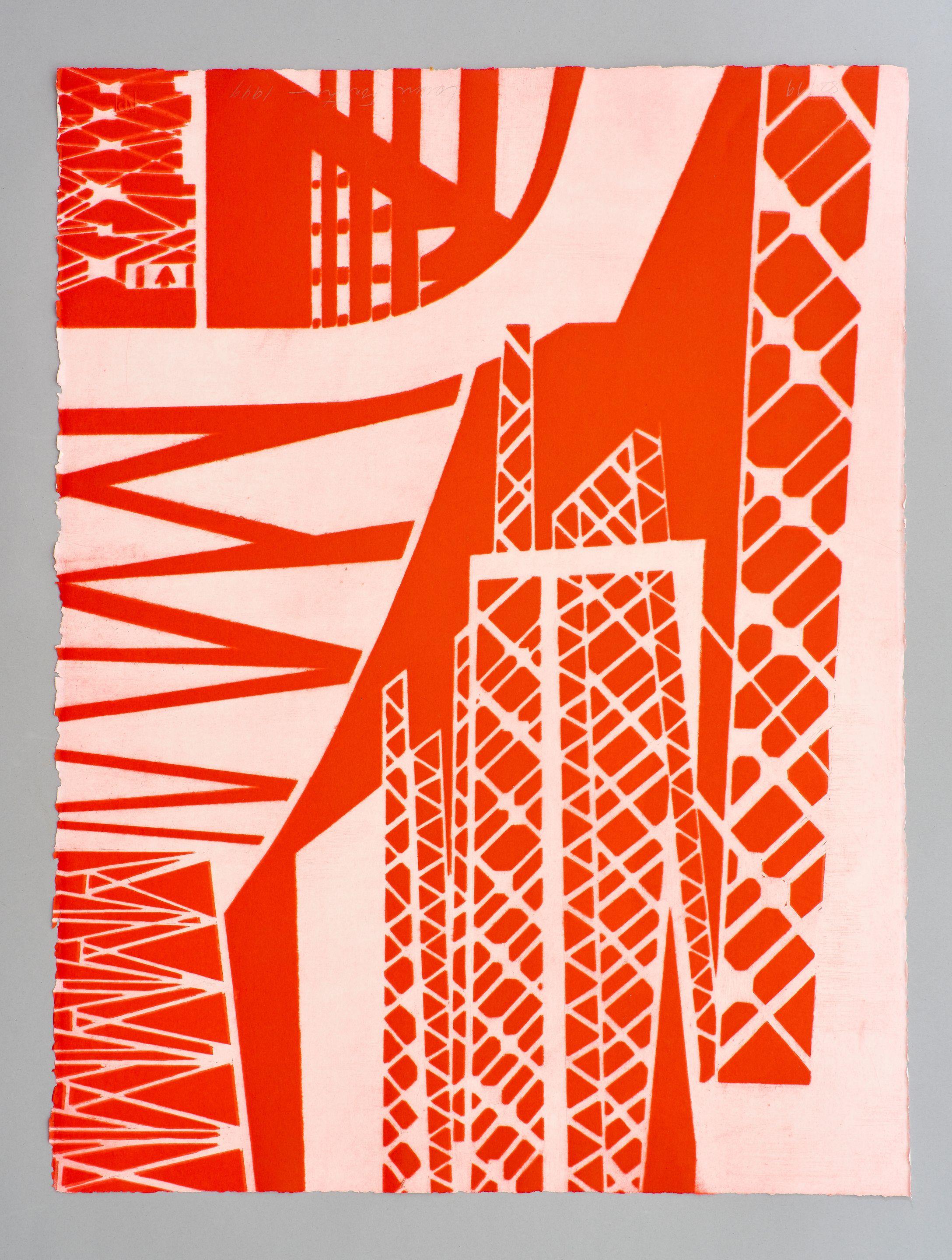 Louise Forthun - The Red Bridge, 1999