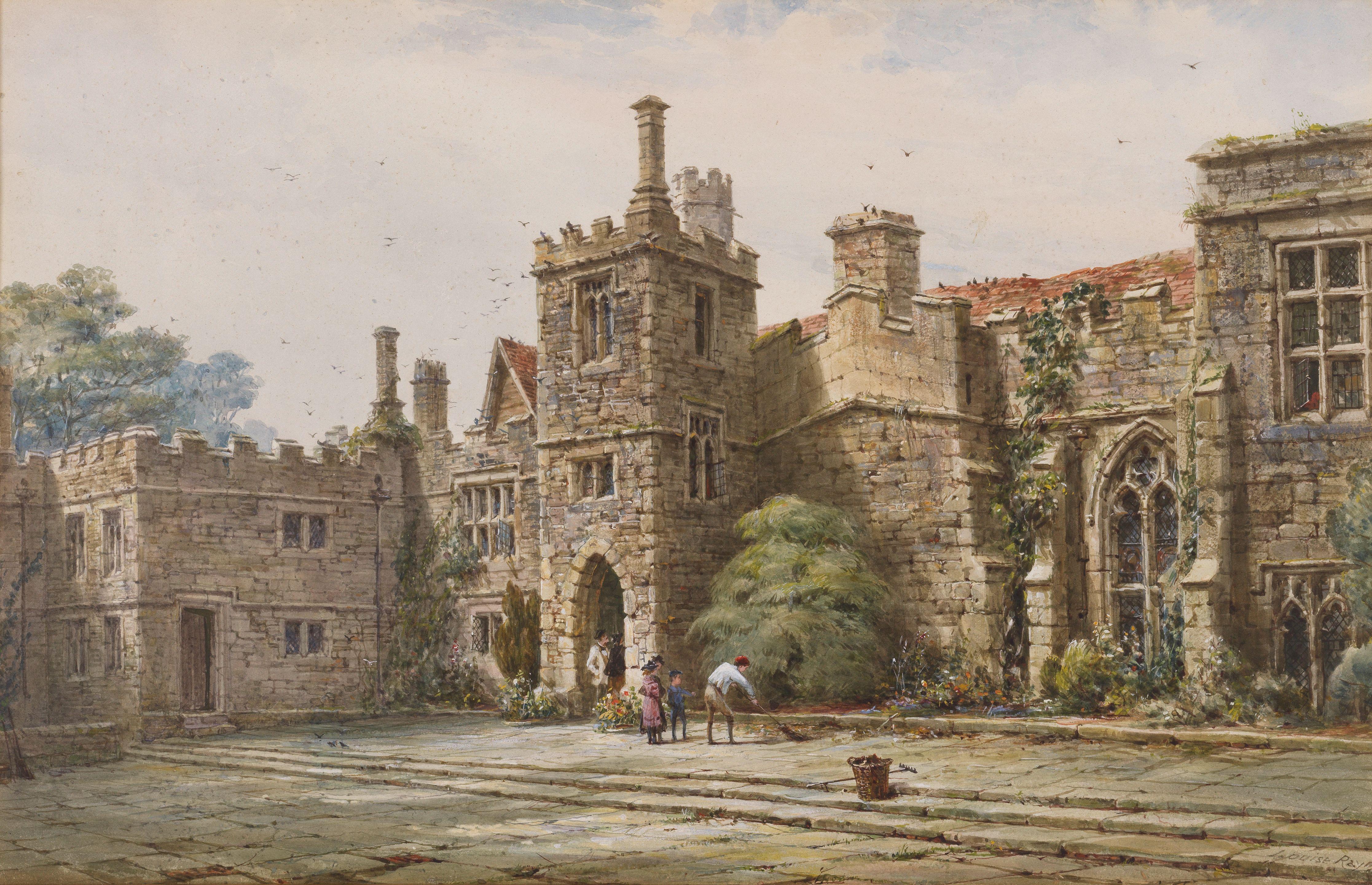 Louise J. Rayner - Haddon Hall Terrace