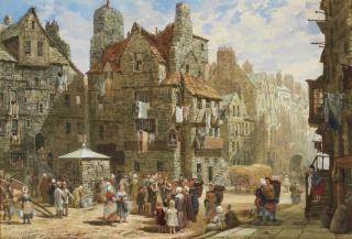 Louise J. Rayner - John Knox\'S House, Edinburgh