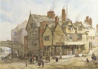 Louise J. Rayner - Lower Bridge Street, Chester