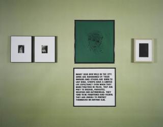 Louise Lawler - (Allan McCollum and Other Artists) Chartreuse