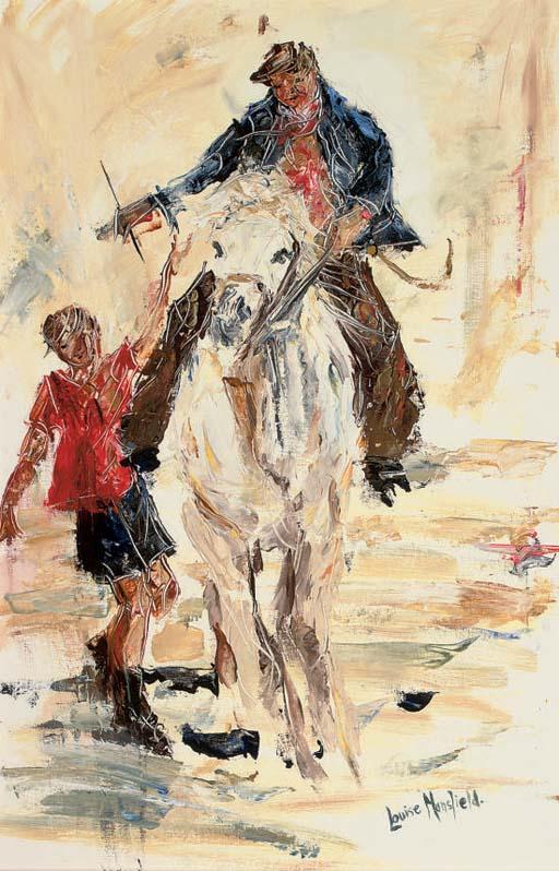 Louise Mansfield - Leading the horse