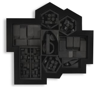 Louise Nevelson - Black Light: Zag 5