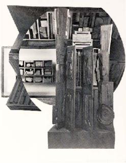 Louise Nevelson - Clown\'s Houses; and Mariner-Man, from Facades (Pace 72; 78)