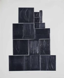 Louise Nevelson - Great Wall, from Lead Intaglio Series