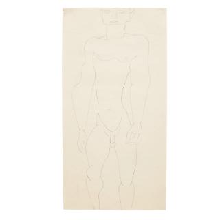 Louise Nevelson - Male Nude, circa 1930