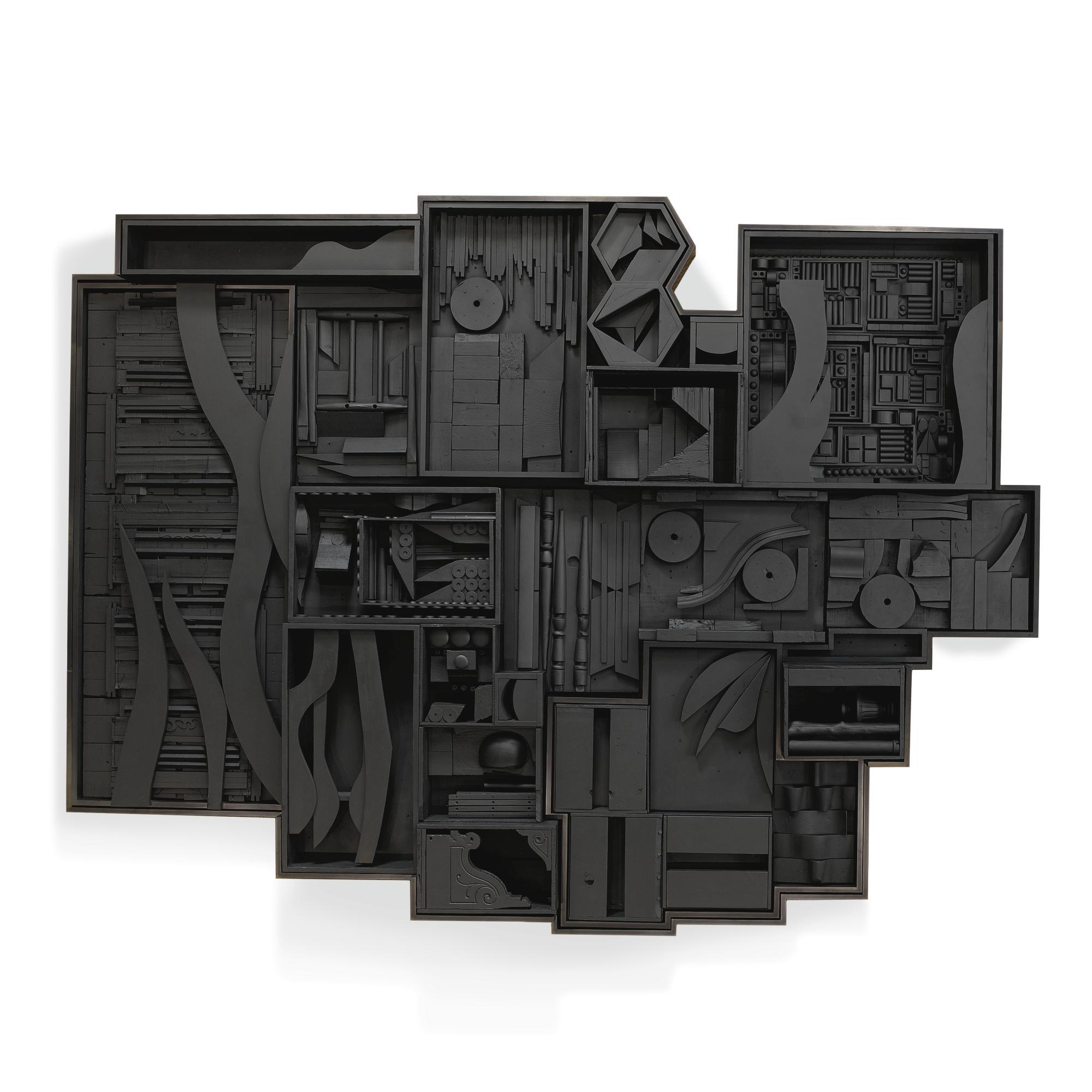 Louise Nevelson - Night Zag Wall