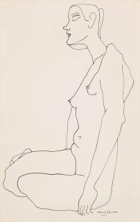 Louise Nevelson - Nude Study, 1931