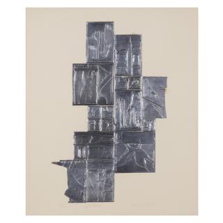 Louise Nevelson - The Night Sound, from Lead Intaglio Series