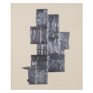 Louise Nevelson - The Night Sound, from Lead Intaglio Series