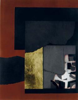 Louise Nevelson - Untitled [54-2] and Untitled [54-4], two Plates from Aquatint and Collage (Baro 116 and 118)