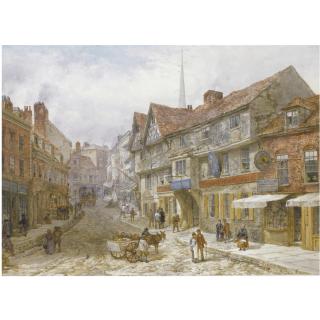 Louise Rayner - Wyle Cop, Shrewsbury