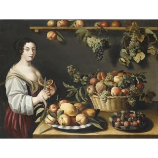 Louyse Moillon - Nature Morte De Fruits À La Jeune Servante