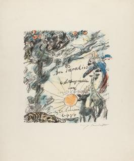 Lovis Corinth - 6 Bll. aus Im Paradies