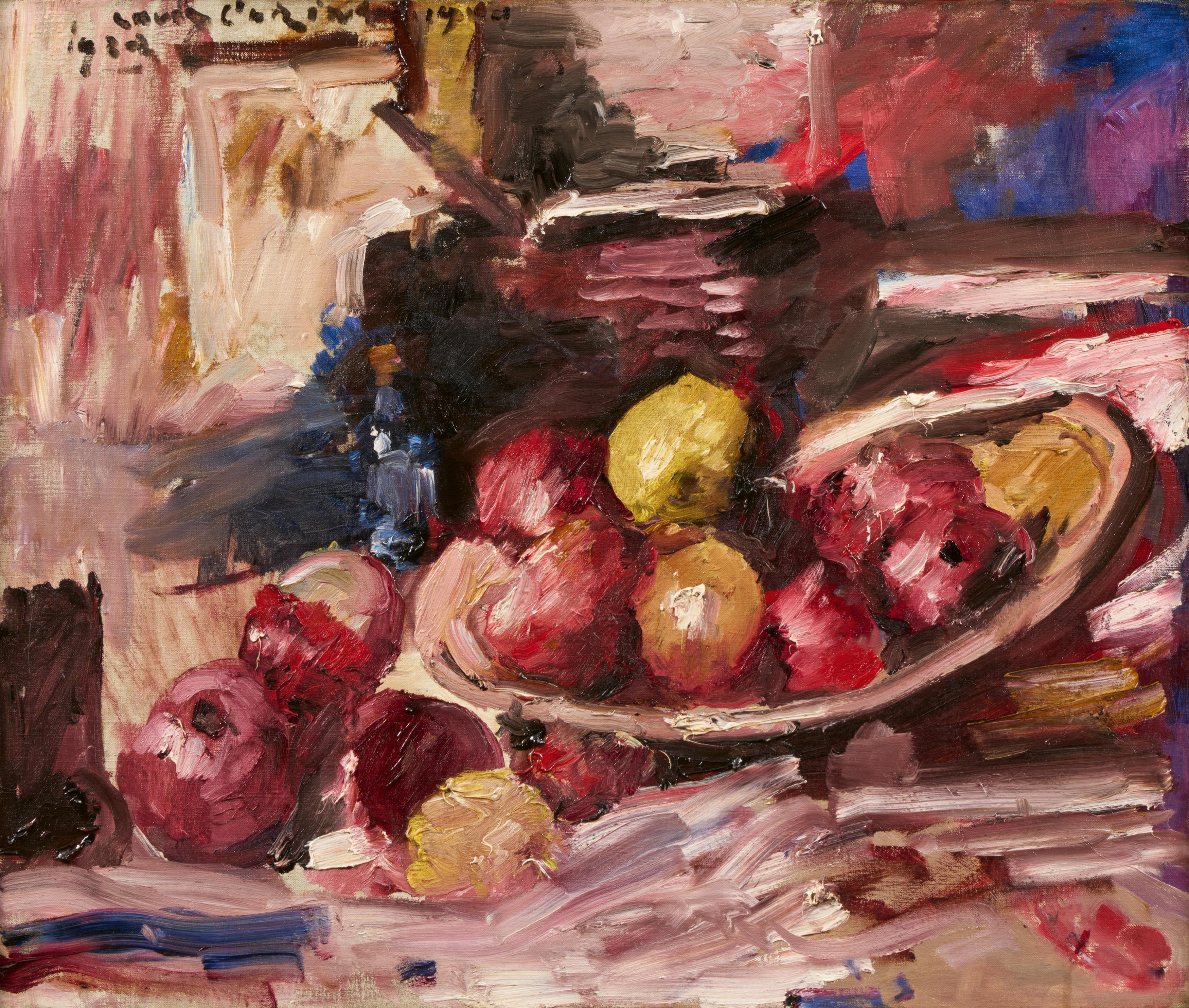 Lovis Corinth - Apfelstillleben.