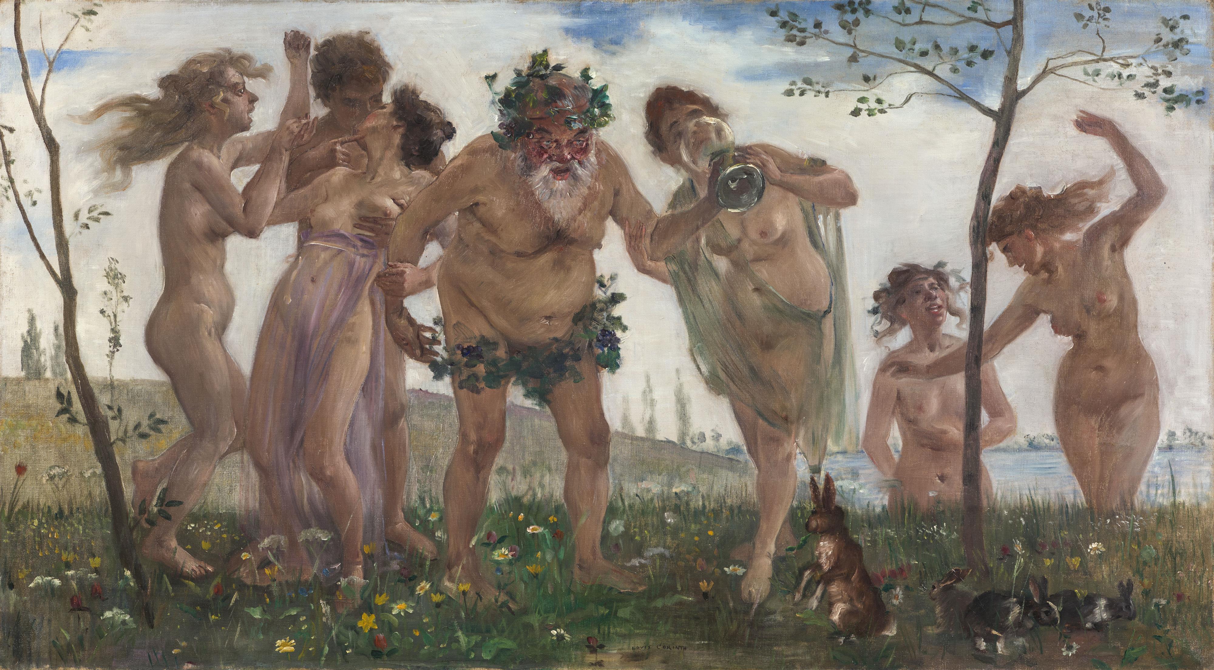 Lovis Corinth - Bacchantenzug