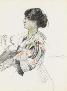 Lovis Corinth - Bildnis einer jungen Dame
