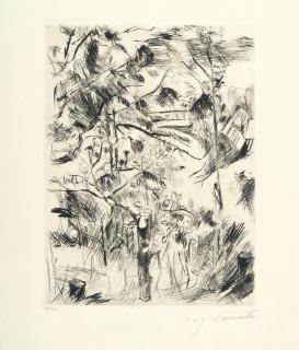 Lovis Corinth - Garten am Walchensee