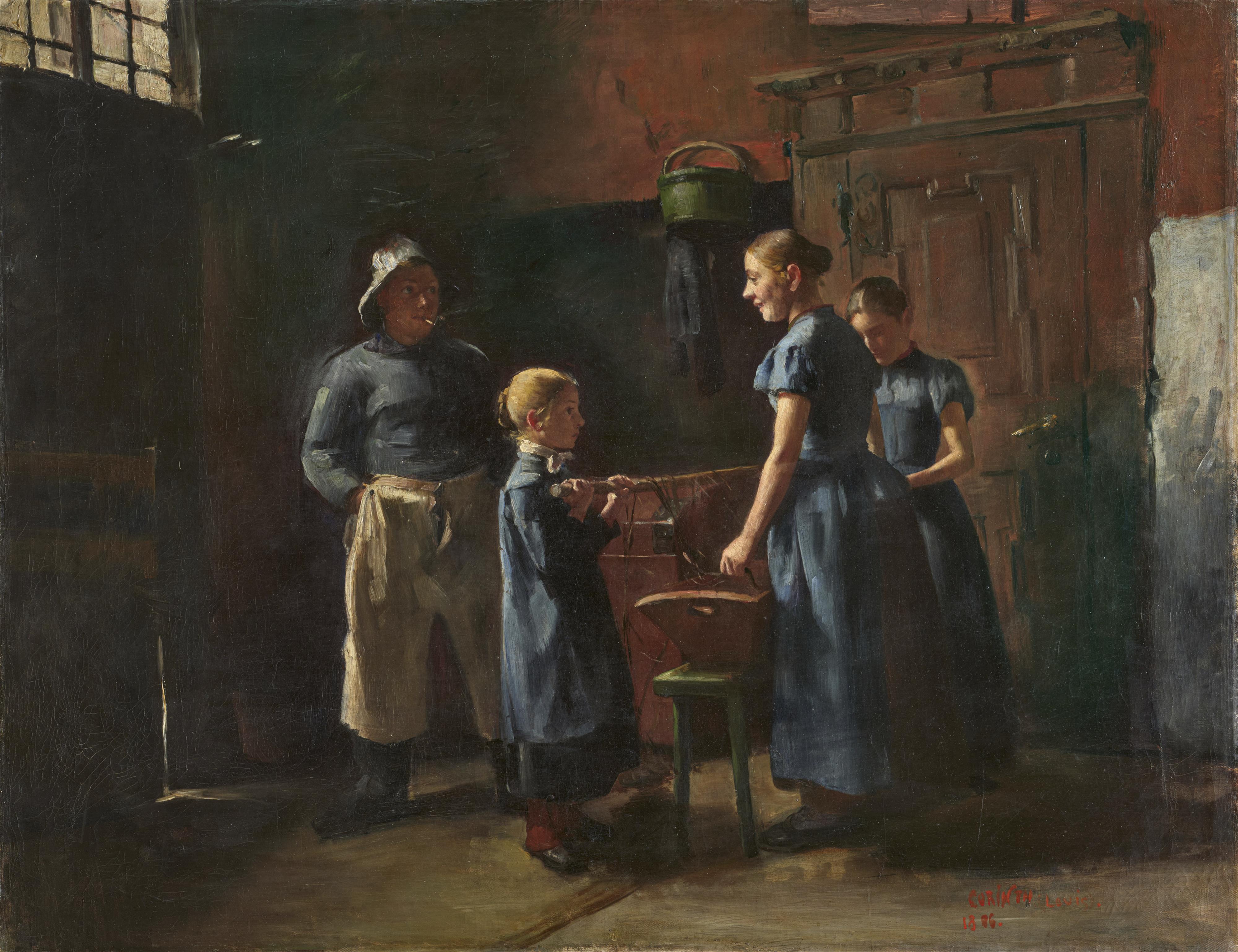 Lovis Corinth - Im Fischerhaus