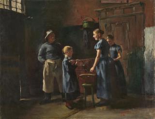 Lovis Corinth - Im Fischerhaus