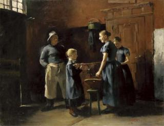 Lovis Corinth - Im Fischerhaus