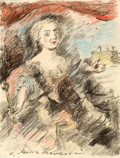 Lovis Corinth - „Maria Theresia“.