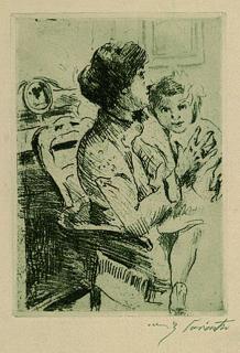 Lovis Corinth - Mutter und Kind