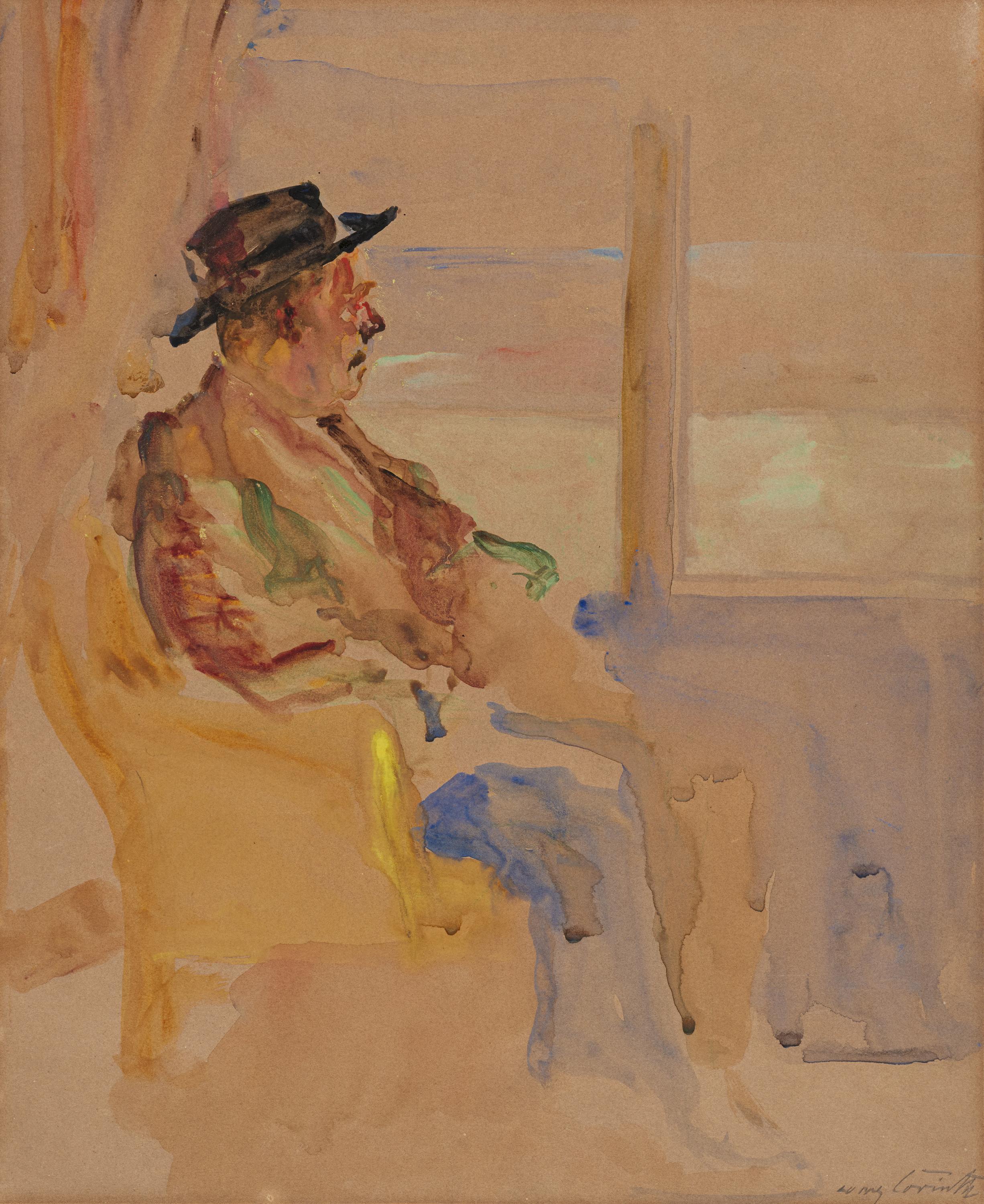 Lovis Corinth - Ohne Titel (Selbstbildnis).