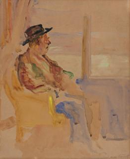 Lovis Corinth - Ohne Titel (Selbstbildnis).