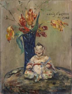 Lovis Corinth - Pagode mit Blumen