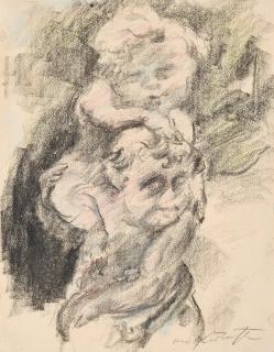 Lovis Corinth - Puttengruppe in Sanscoussi.