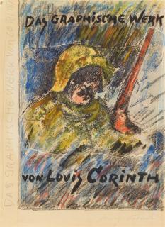 Lovis Corinth - Selbstbildnis als Ritter mit Hellebarde