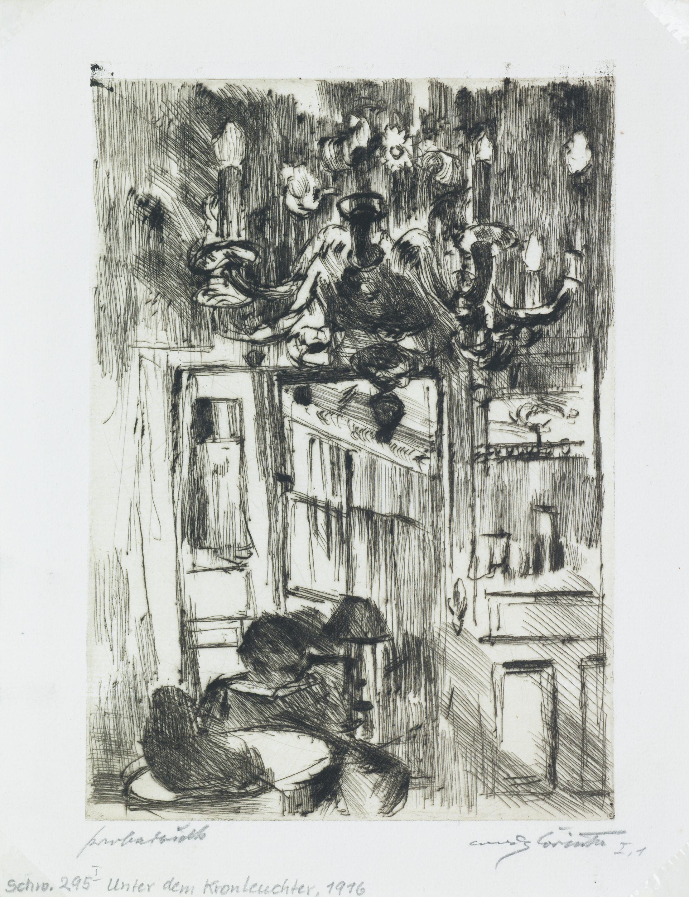 Lovis Corinth - Unter dem Kronleuchter