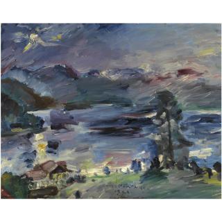 Lovis Corinth - Walchensee, Aufgehender Mond (Walchensee, Rising Moon)