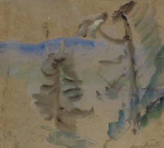 Lovis Corinth - Walchenseelandschaft