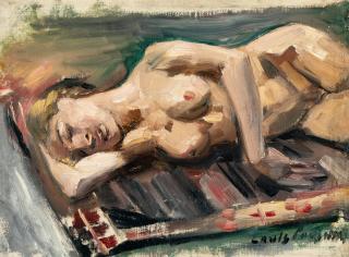 Lovis Corinth - Weiblicher Halbakt