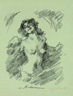 Lovis Corinth - Weiblicher Halbakt