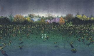 Lu Chuntao - Egrets In Autumn