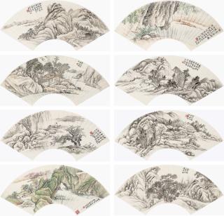Lu Hui - Landscapes in the Style of Ancient Masters