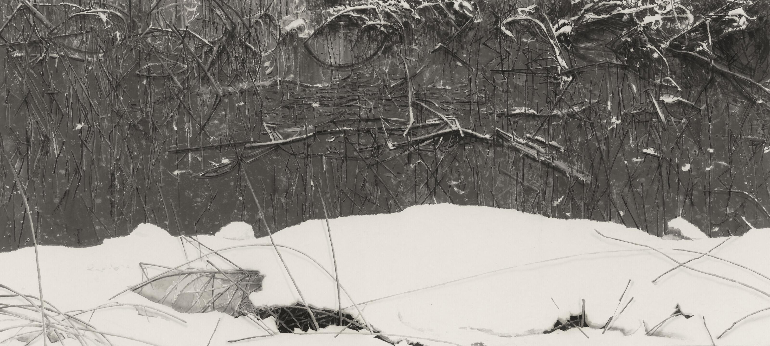 Lu Hui - Spring Snow on Reed Field