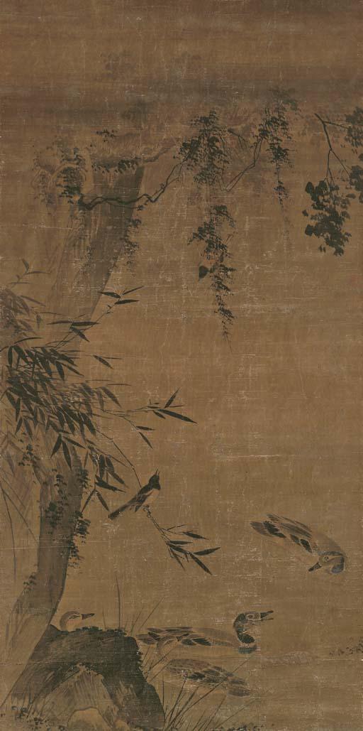 Lu Ji - Birds In A Bamboo Grove