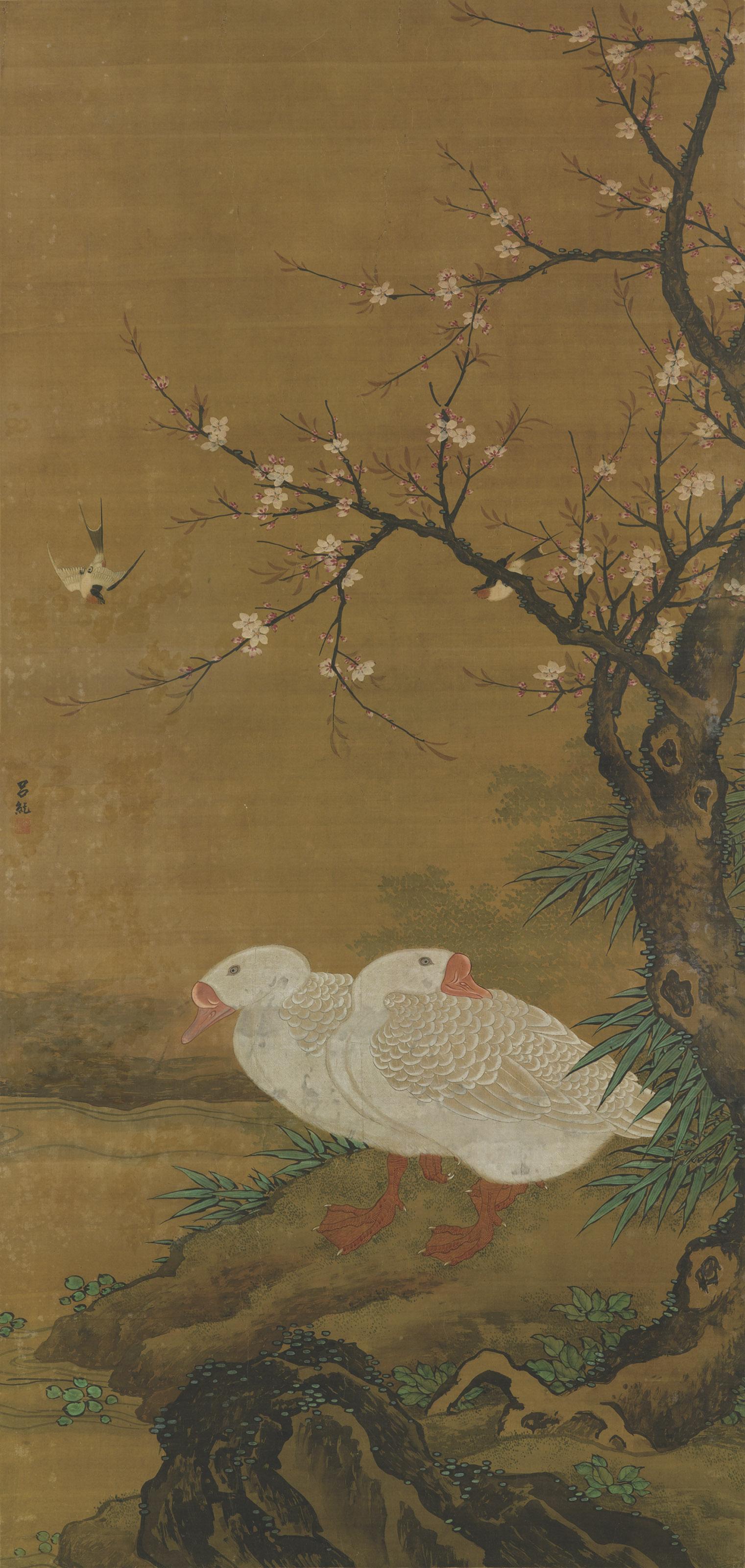 Lu Ji - Geese and Plum Blossoms
