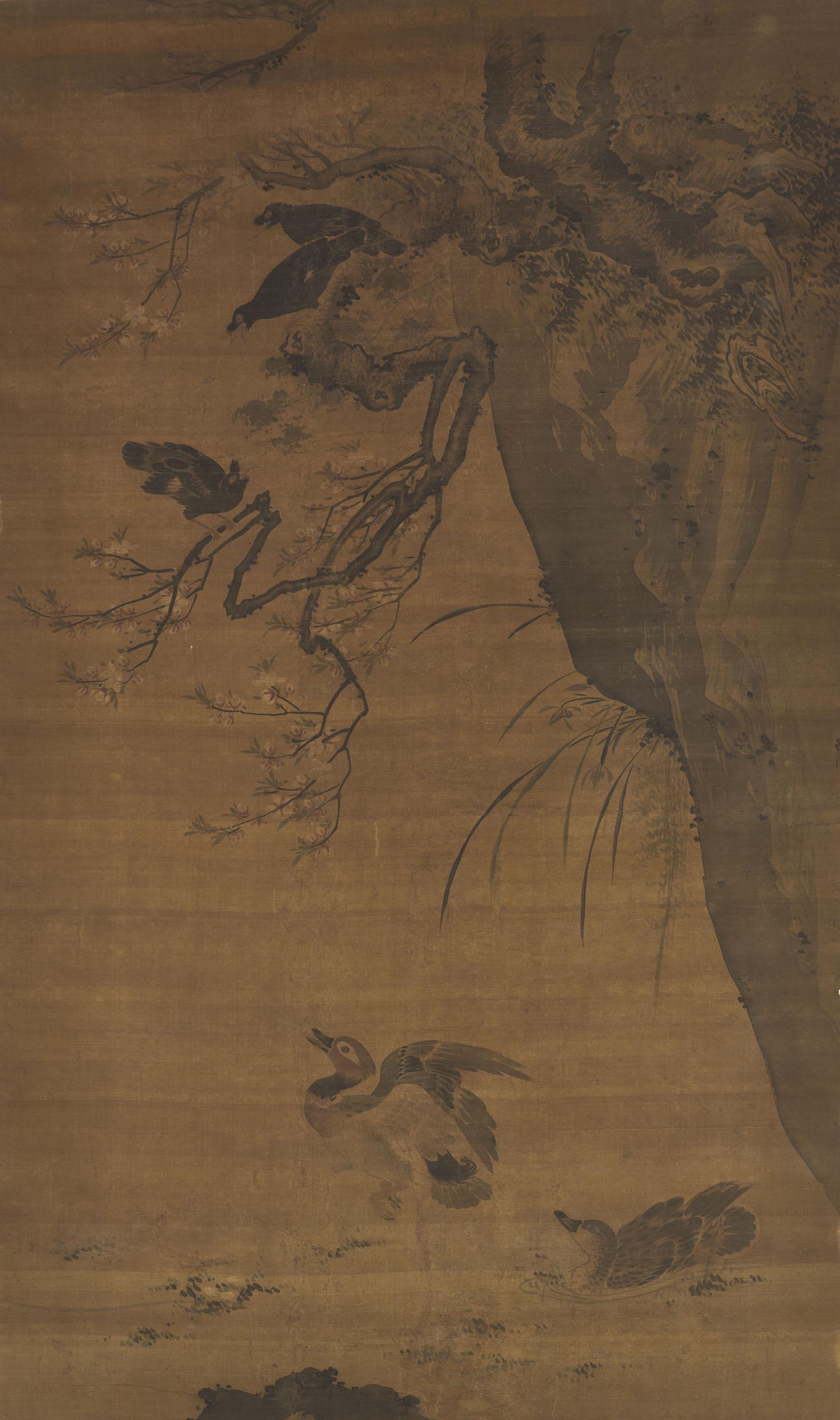 Lu Ji - Peach Blossoms and Birds