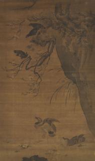 Lu Ji - Peach Blossoms and Birds
