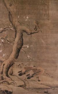 Lu Ji - Plum Blossom and Birds