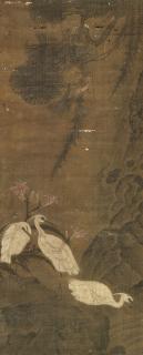 Lu Jian - Egrets and Pine