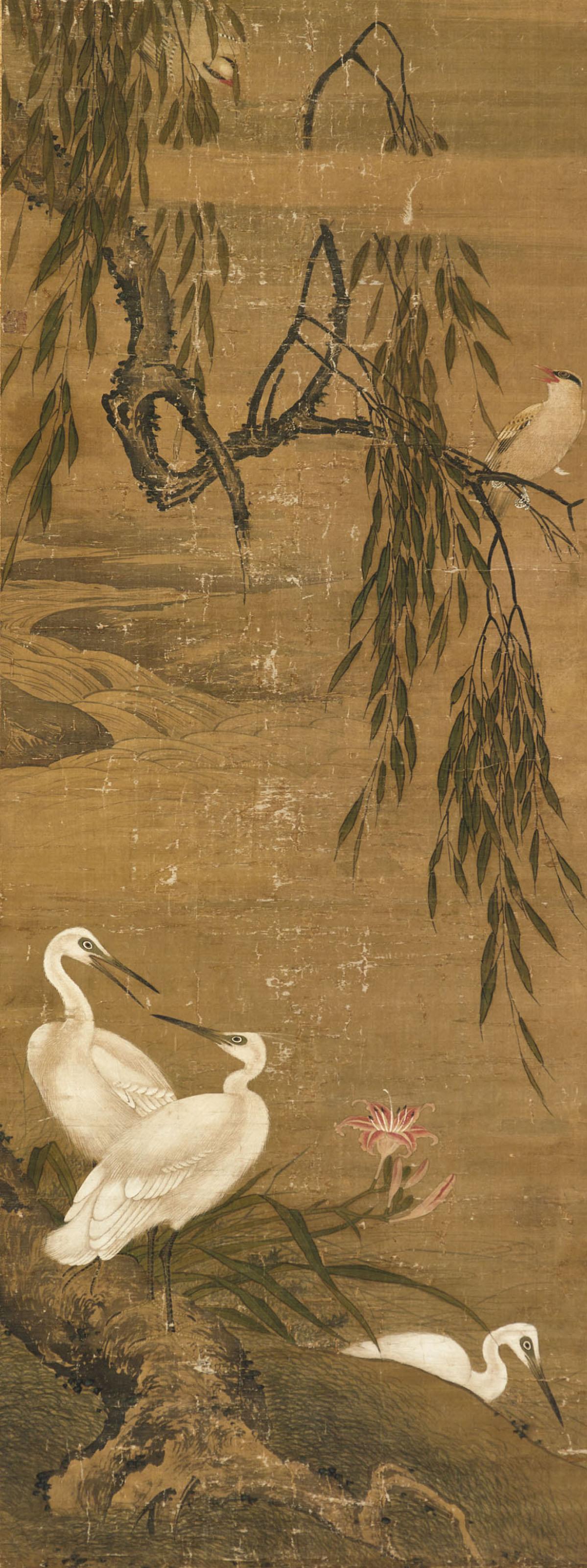 Lu Jian - Willow and Egret