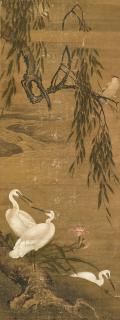 Lu Jian - Willow and Egret